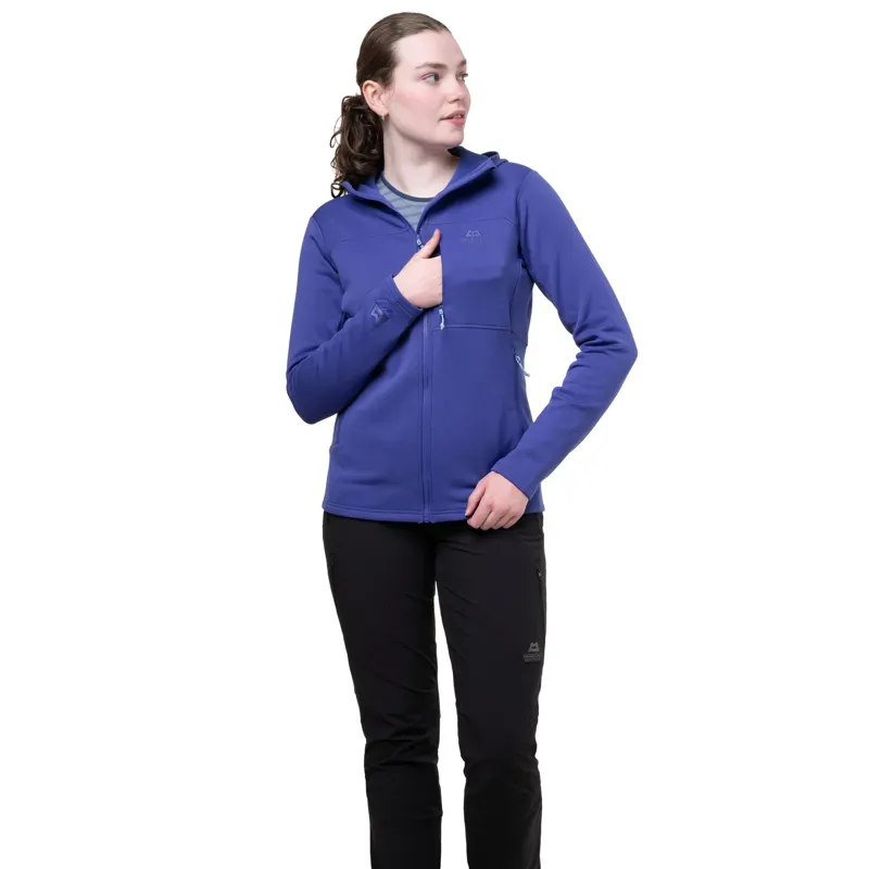 Mountain Equipment Womens Durian Hooded Jacket - Clematis-7