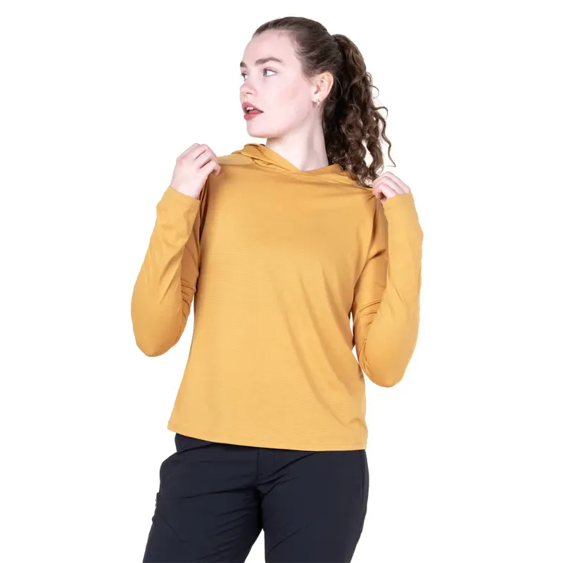 Mountain Equipment Womens Glace Hooded Top - Butterscotch-3