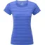 Mountain Equipment Womens Groundup Stripe Tee - Vivid Stripe