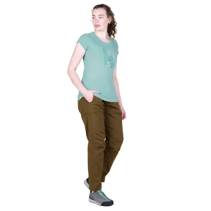 Mountain Equipment Womens Leaf Tee - Aqua-4