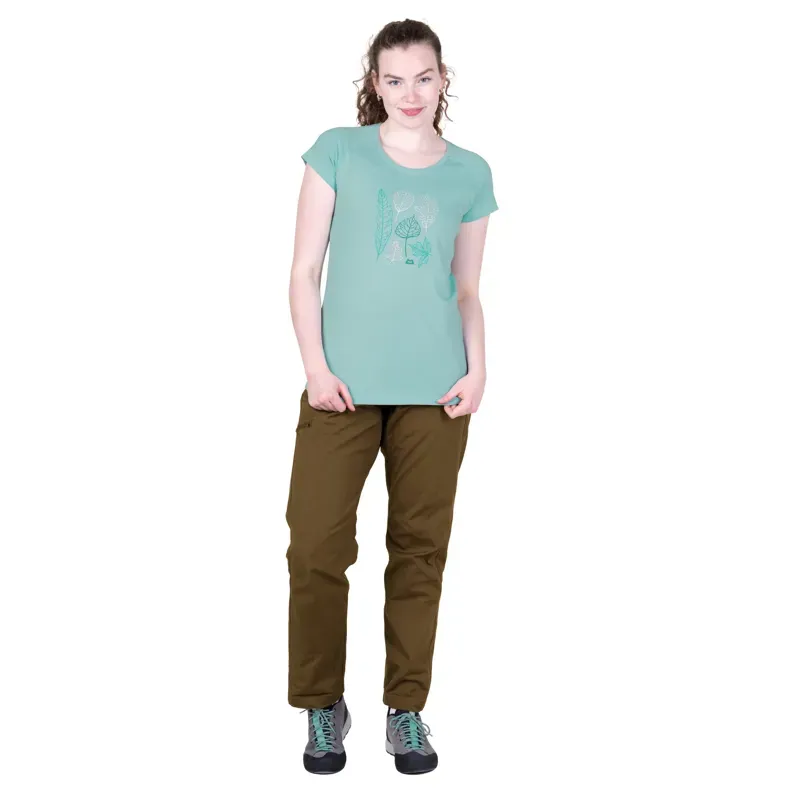 Mountain Equipment Womens Leaf Tee - Aqua-5