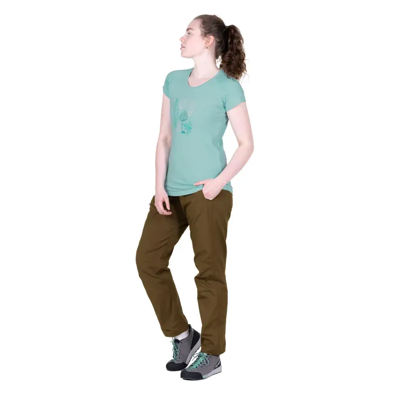 Mountain Equipment Womens Leaf Tee - Aqua-7