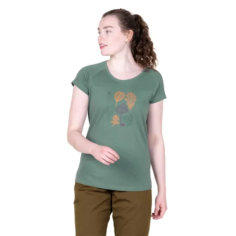 Mountain Equipment Womens Leaf Tee - Sage-3