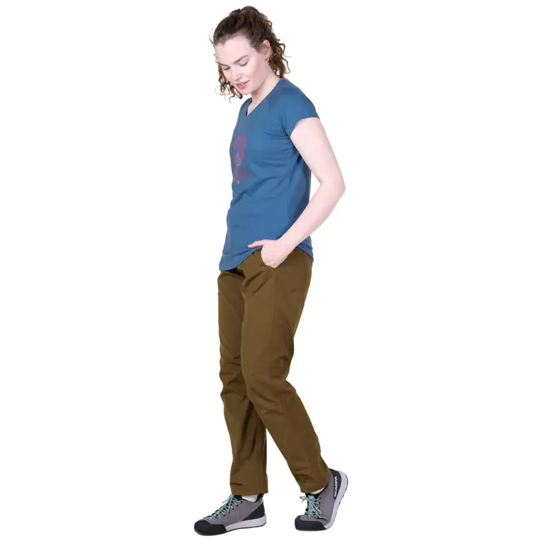 Mountain Equipment Womens Leaf Tee - Stellar Blue-4