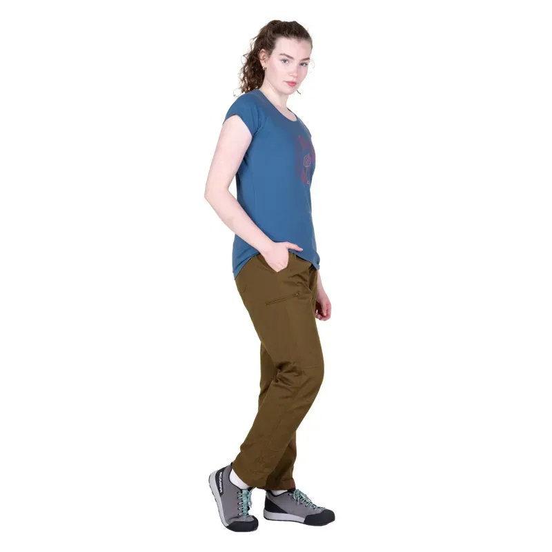 Mountain Equipment Womens Leaf Tee - Stellar Blue-5