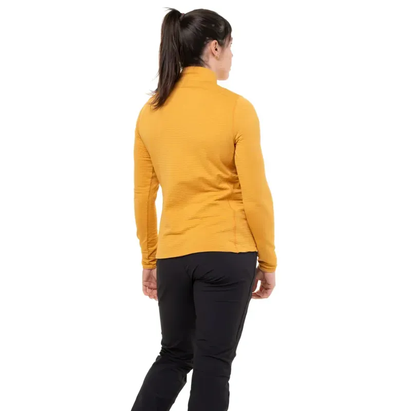 Mountain Equipment Womens Lumiko Zip-T Fleece- Butterscotch-Maj-2