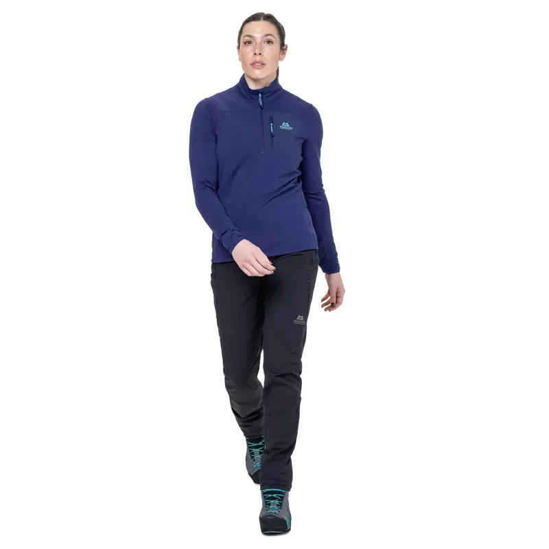 Mountain Equipment Womens Lumiko Zip-T Fleece - Amethyst-Medieval-1
