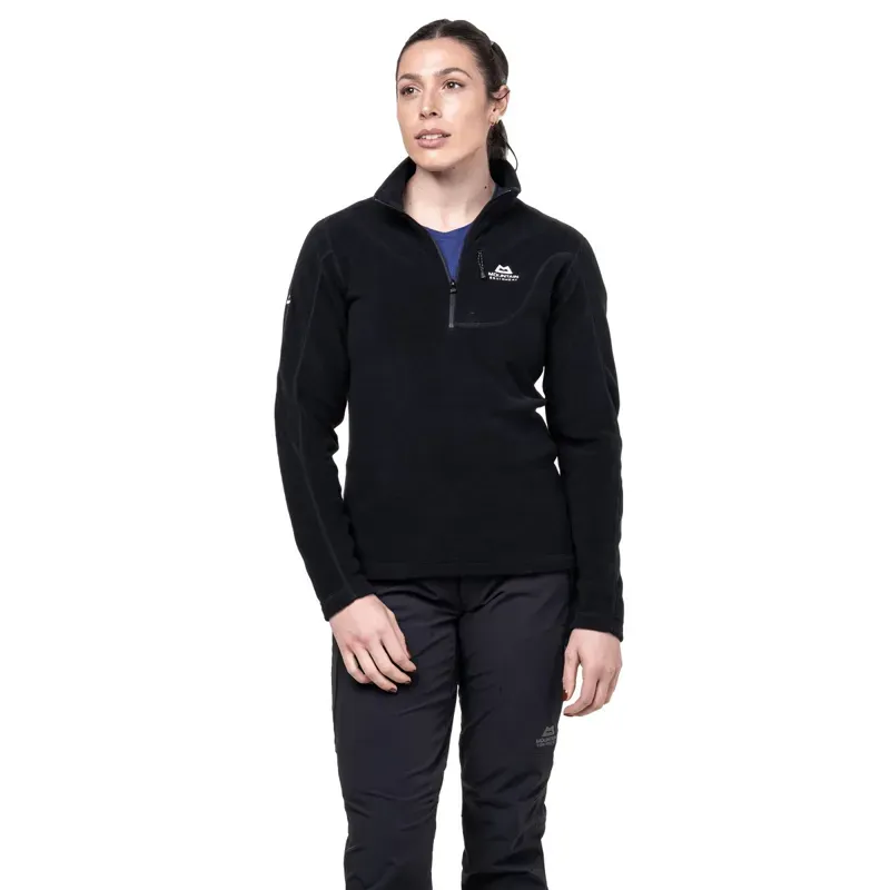 Mountain Equipment Womens Micro Zip-T Fleece - Black-1