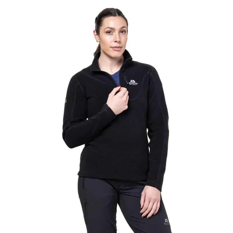 Mountain Equipment Womens Micro Zip-T Fleece - Black-6