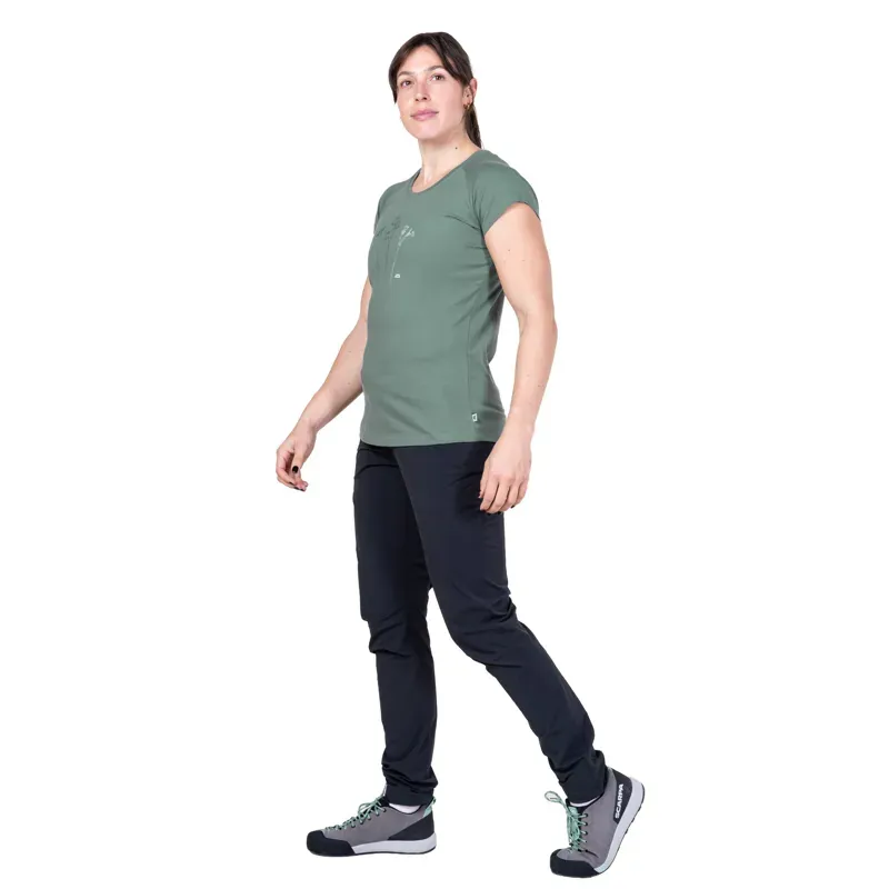 Mountain Equipment Womens Mountain Flower Tee - Sage-2