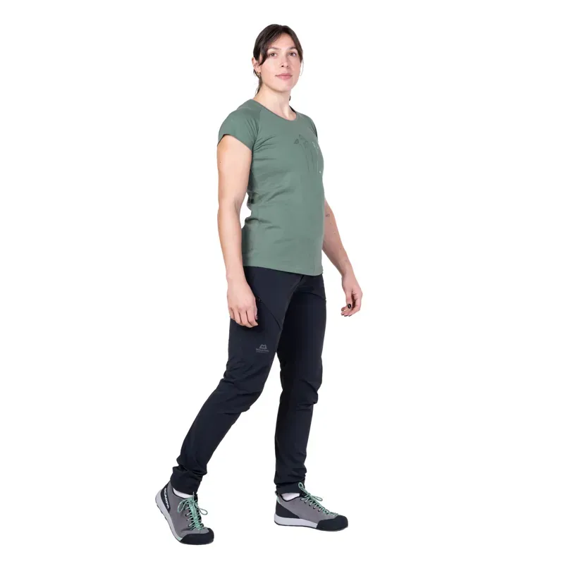 Mountain Equipment Womens Mountain Flower Tee - Sage-5