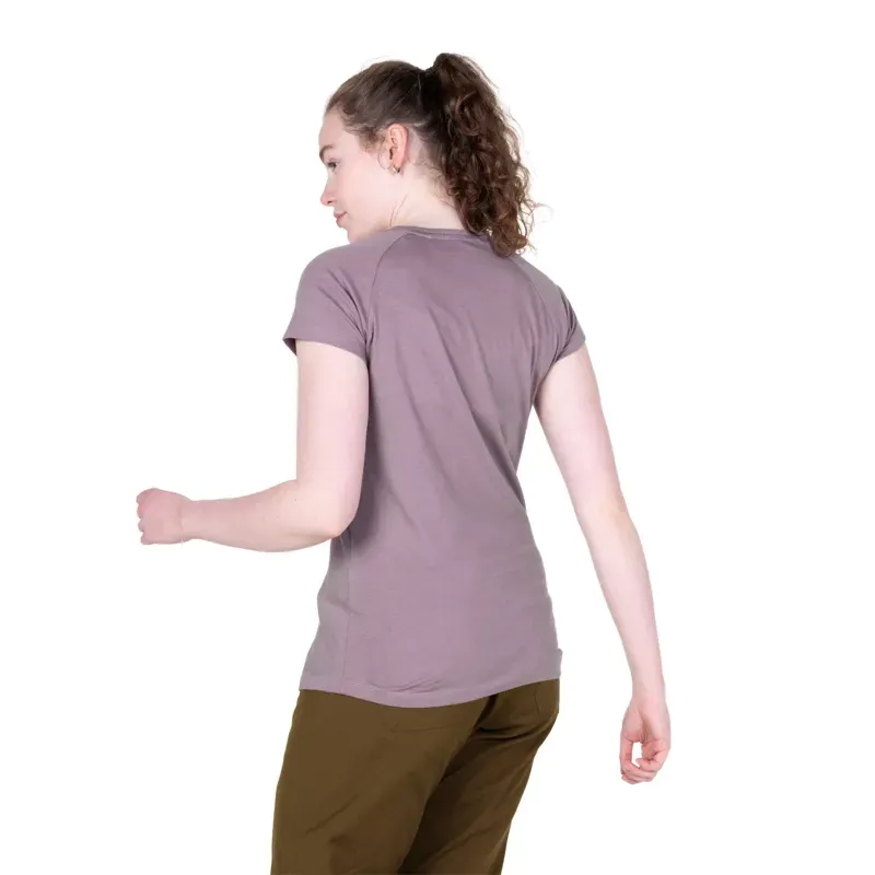 Mountain Equipment Womens Mountain Flower Tee - Stellar Blue-2