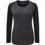 Mountain Equipment Womens Redline Long Sleeved Tee - Cosmos Stripe-Cosmos