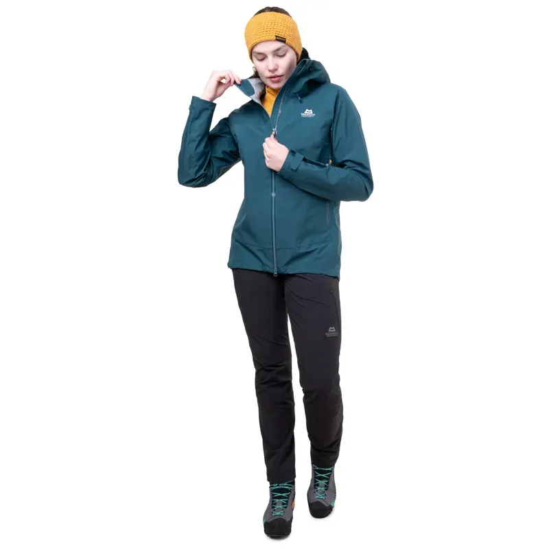 Mountain Equipment Womens Saltoro Jacket - Majolica Blue-4