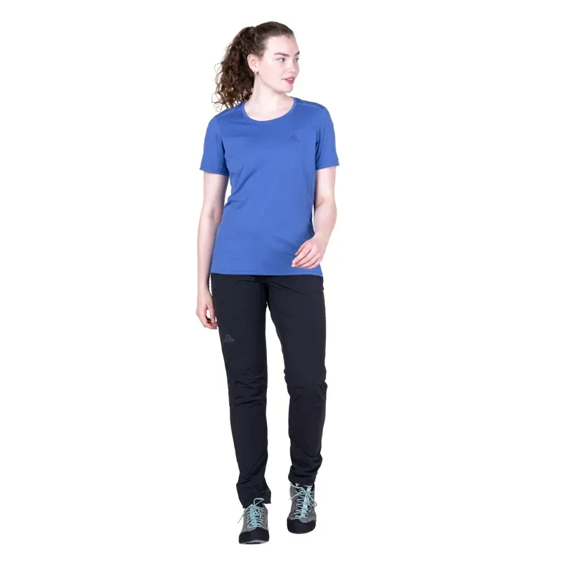 Mountain Equipment Womens Tempi SS Tee - Vivid Blue-1