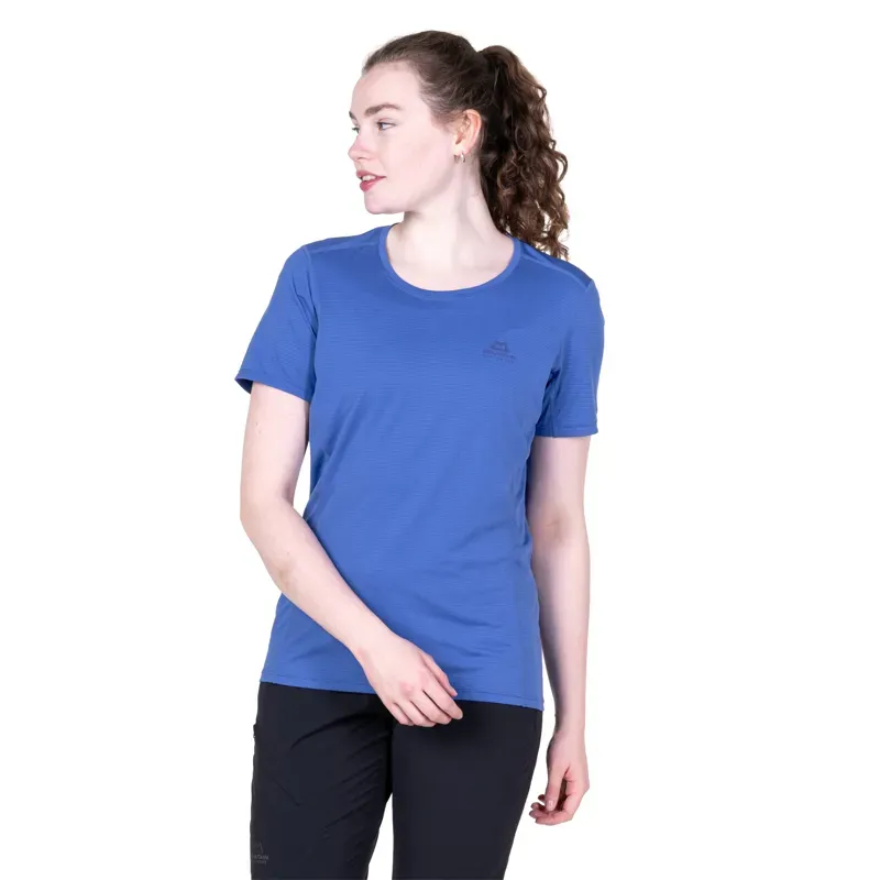 Mountain Equipment Womens Tempi SS Tee - Vivid Blue-2