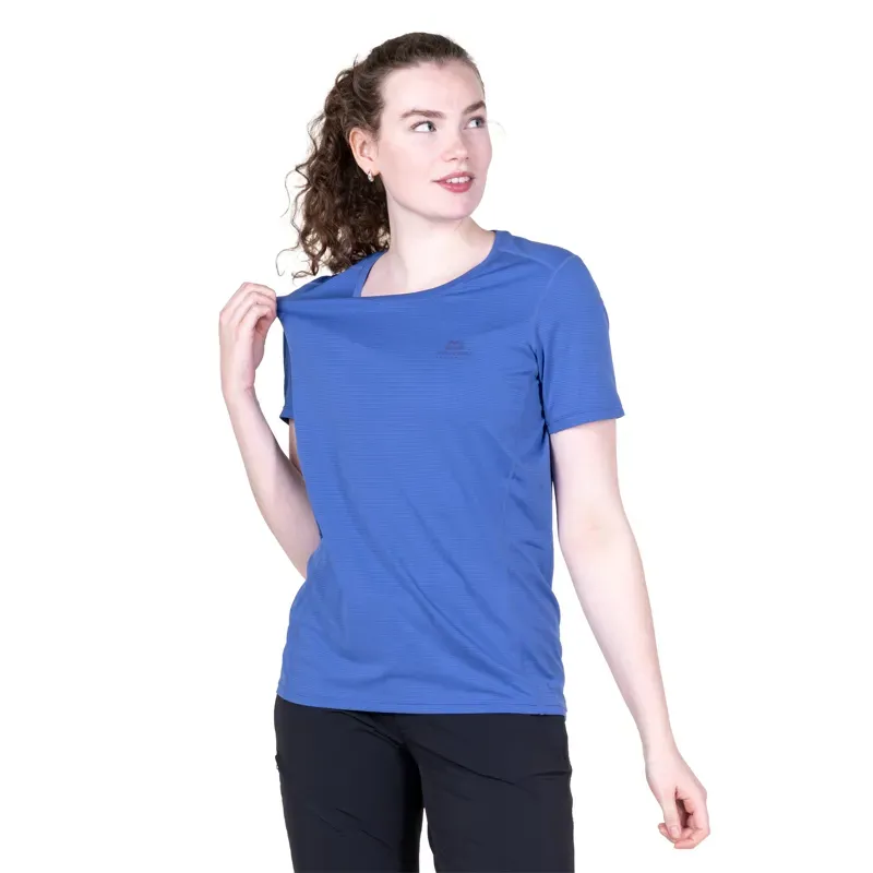 Mountain Equipment Womens Tempi SS Tee - Vivid Blue-4
