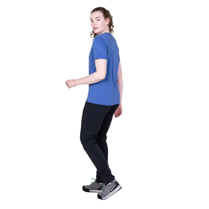 Mountain Equipment Womens Tempi SS Tee - Vivid Blue-5
