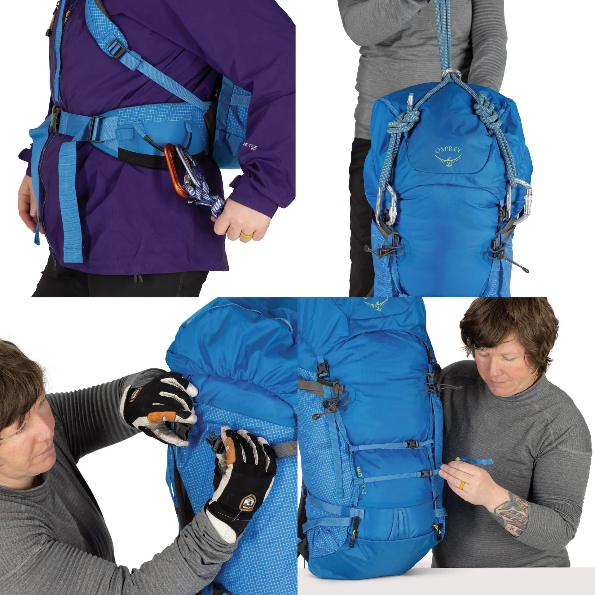 Osprey Mutant 52 Climbing Pack Blue Flame