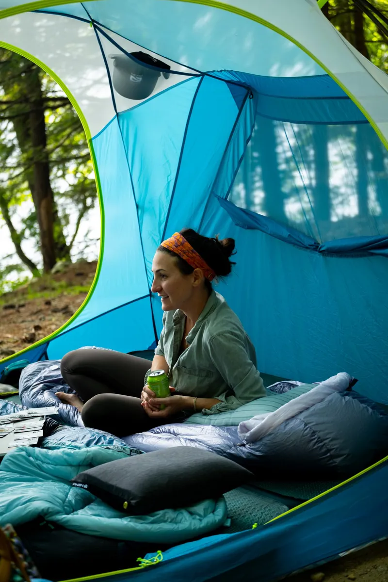 NEMO Fillo Camping Pillow - Black Pearl-Birch Bud-10