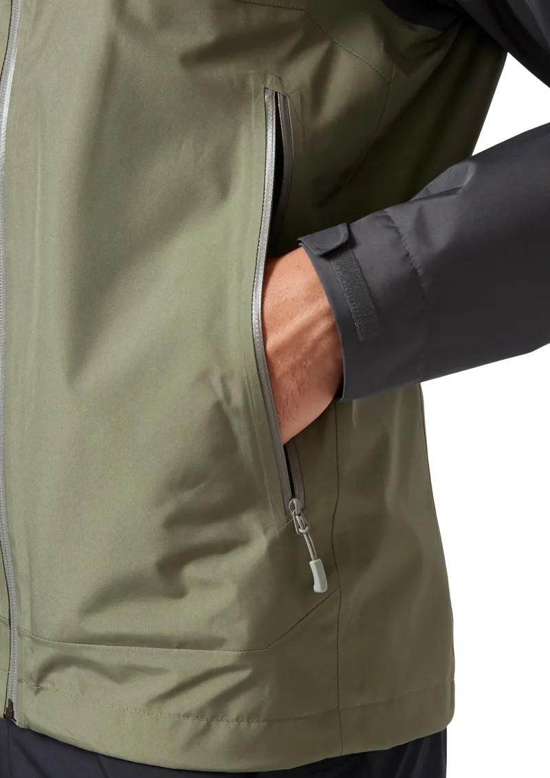 Rab Mens Namche Paclite Jacket - Graphene-Light Khaki-4