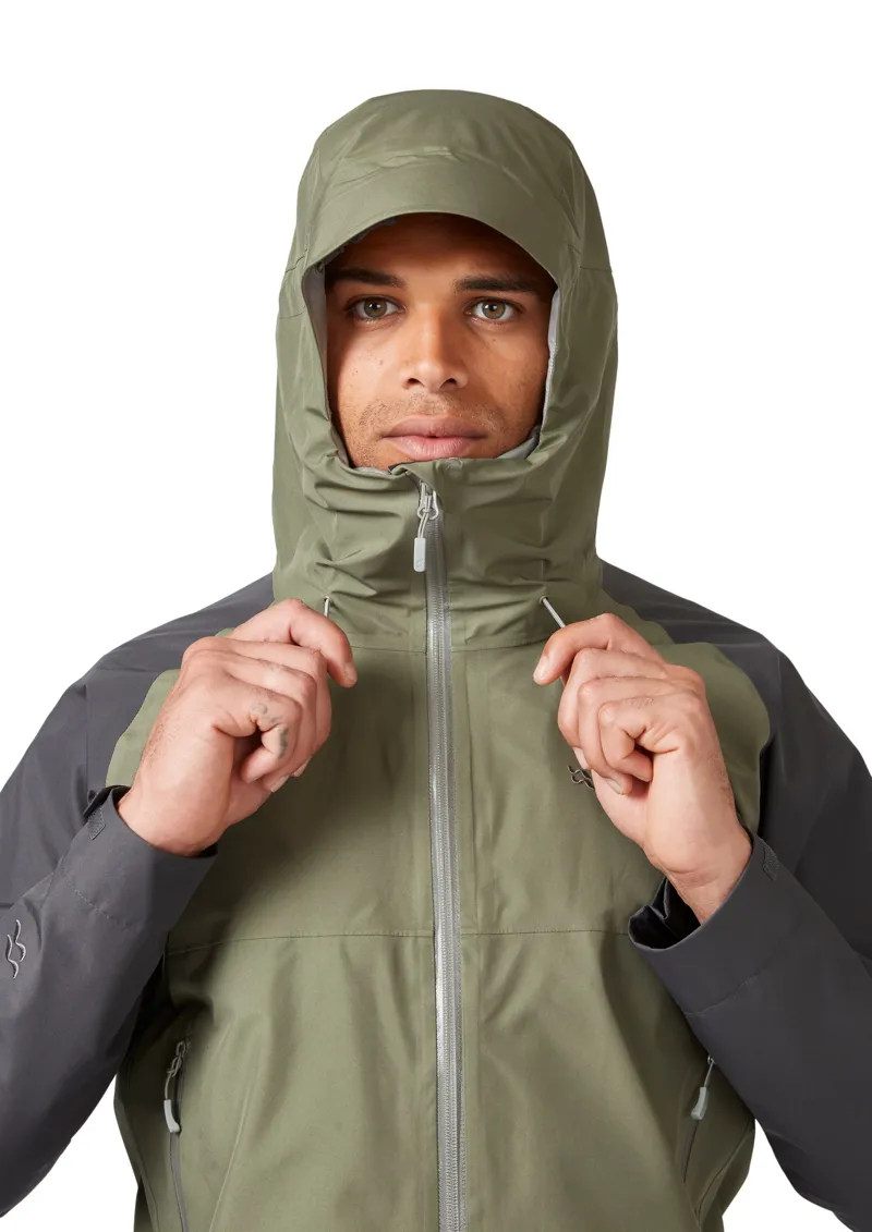 Rab Mens Namche Paclite Jacket - Graphene-Light Khaki-8