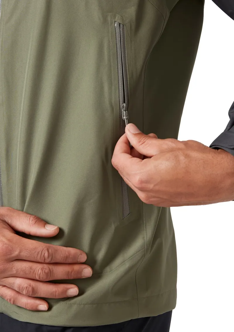 Rab Mens Namche Paclite Jacket - Graphene-Light Khaki-10