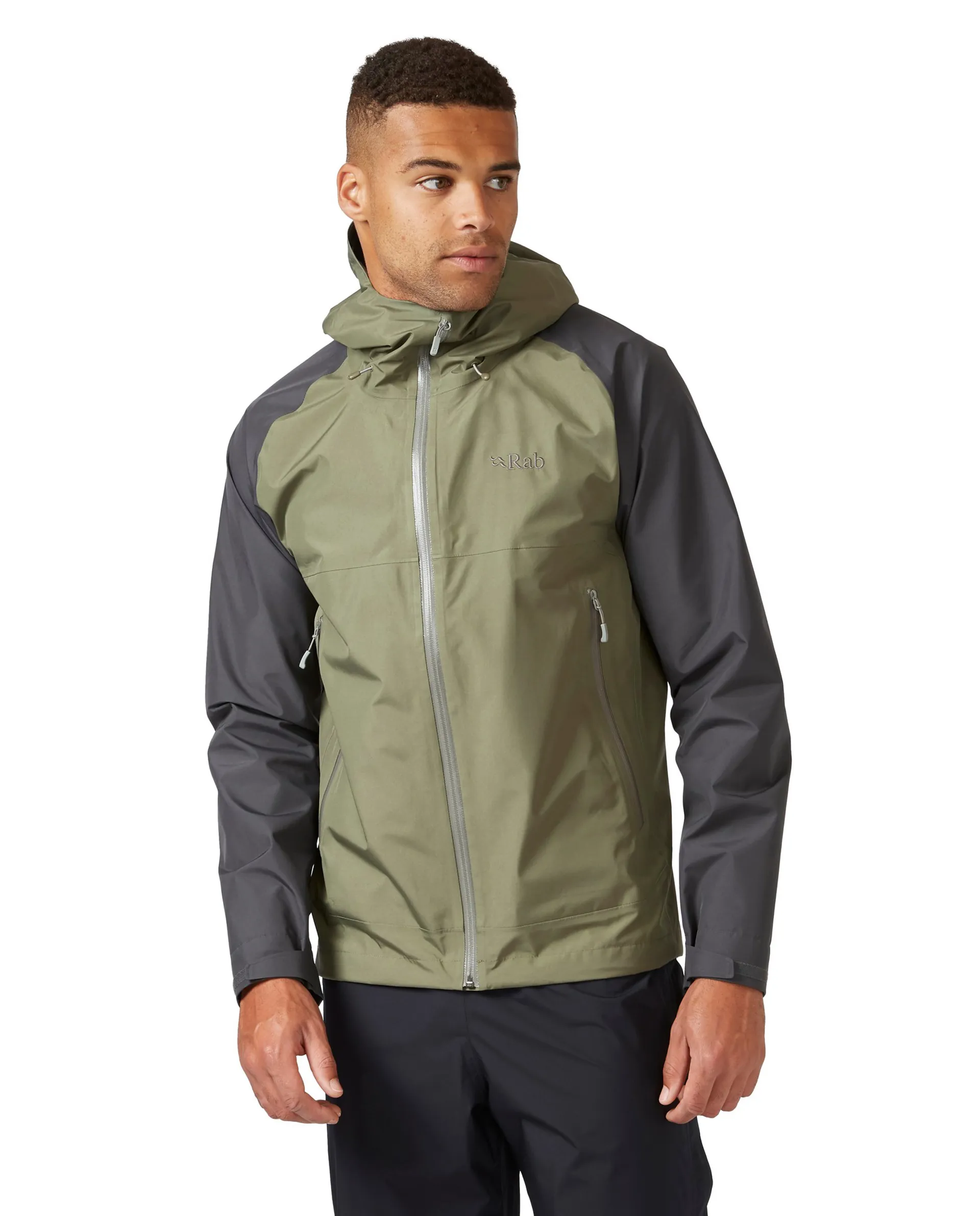 Rab Mens Namche Paclite Jacket - Graphene-Light Khaki