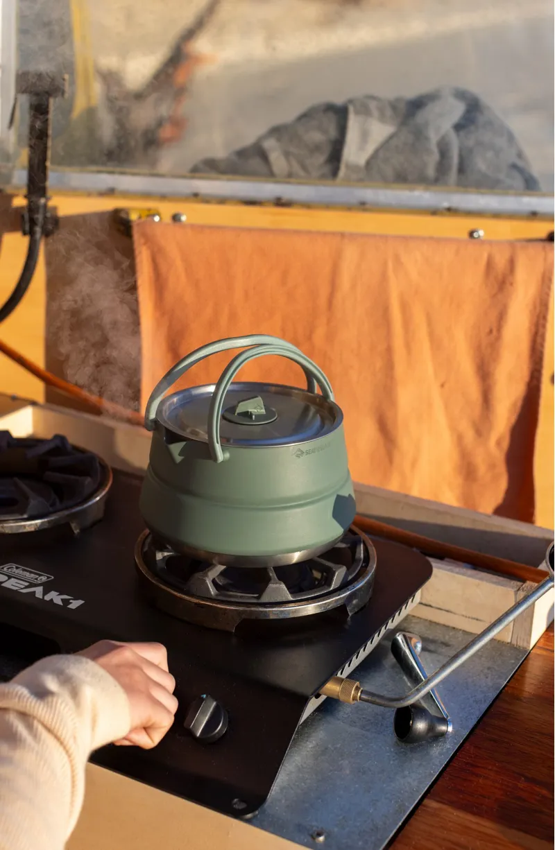 Sea To Summit Detour Stainless Steel Kettle Cook Set - 2P - 3 Piece-3