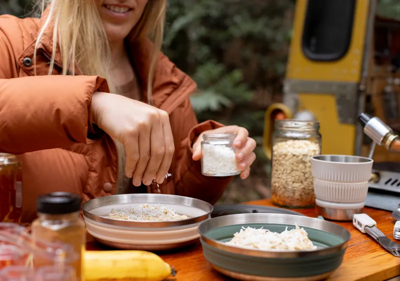 Sea To Summit Detour Stainless Steel Collapsible Bowl - L - Beluga-3