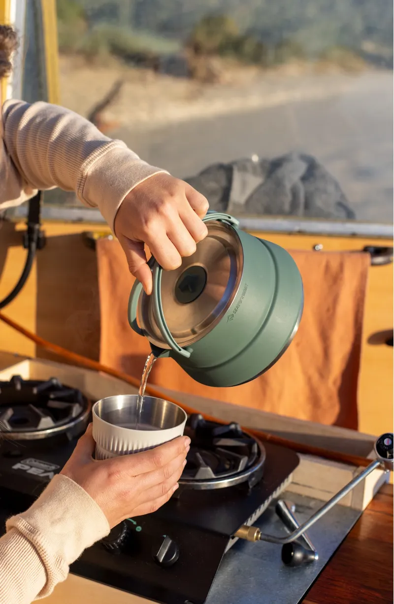 Sea To Summit Detour Stainless Steel Kettle Cook Set - 2P - 3 Piece-4