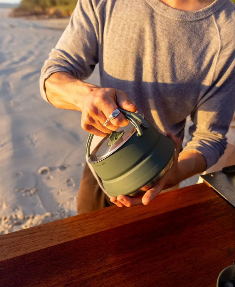 Sea To Summit Detour Stainless Steel Kettle Cook Set - 2P - 3 Piece-6