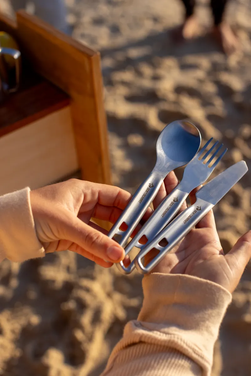Sea To Summit Detour Stainless Steel Cutlery Set - 1P - 3 Piece-6