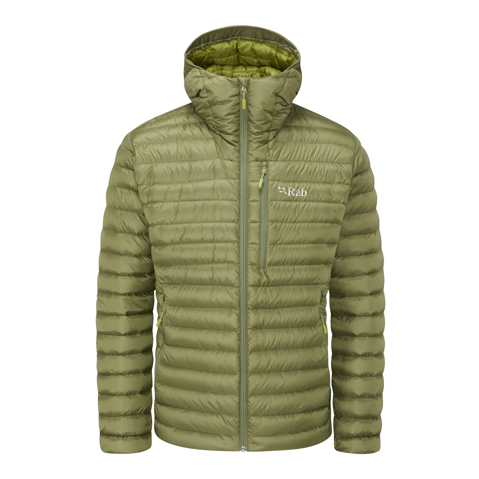 Rab Mens Microlight Alpine Jacket Ascent Chlorite Green