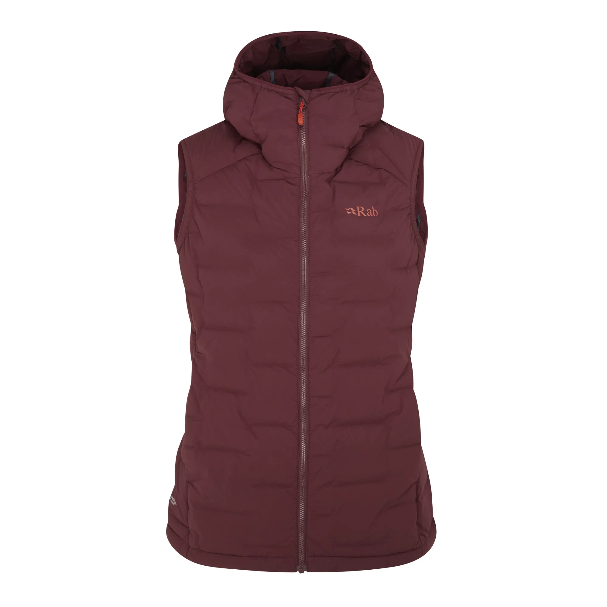 Rab Womens Cubit Stretch Down Vest Deep Heather - Main Image