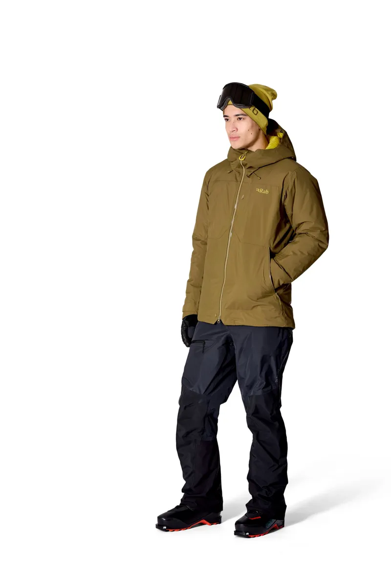 Rab Mens Optical Waterproof Down Jacket - Oak-2