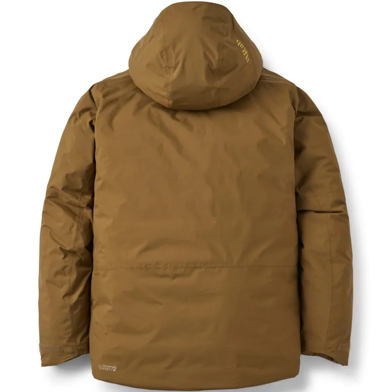 Rab Mens Optical Waterproof Down Jacket - Oak-1