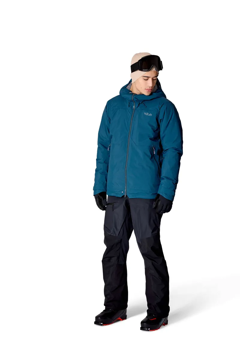 Rab Mens Optical Waterproof Down Jacket - Tempest Blue-3