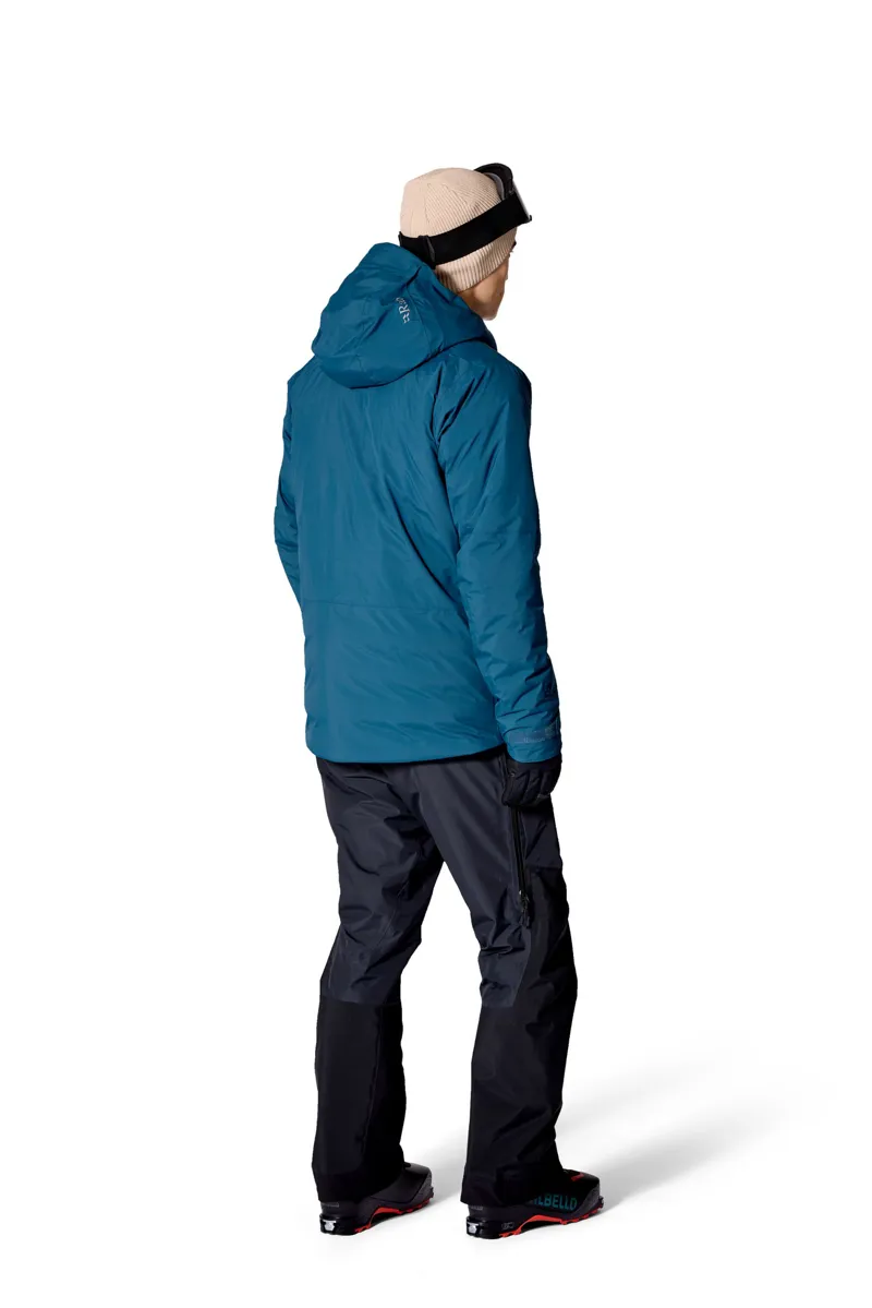 Rab Mens Optical Waterproof Down Jacket - Tempest Blue-4