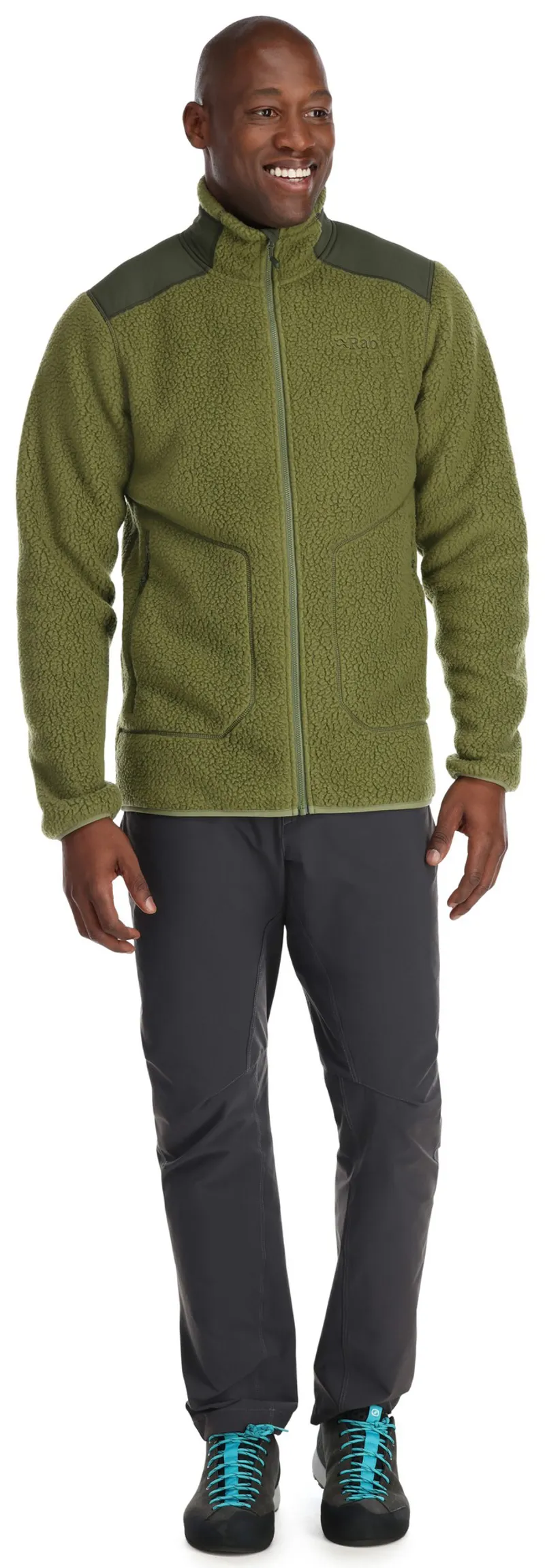 Rab Mens Outpost Jacket - Chlorite Green-4