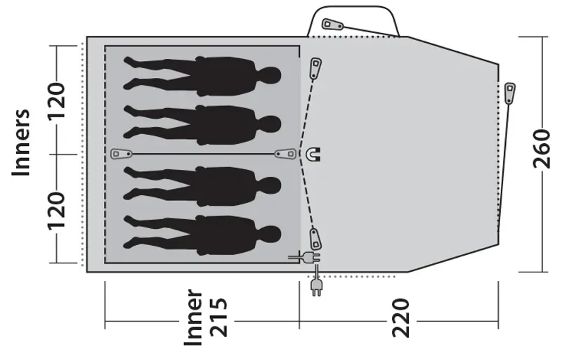 Outwell Blackwood 4 Tent-1