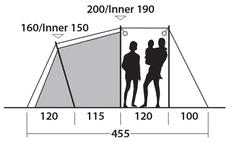 Outwell Blackwood 4 Tent-3
