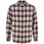 Fjallraven Mens Ovik Heavy Flannel Shirt - Light Fossil Deep Red