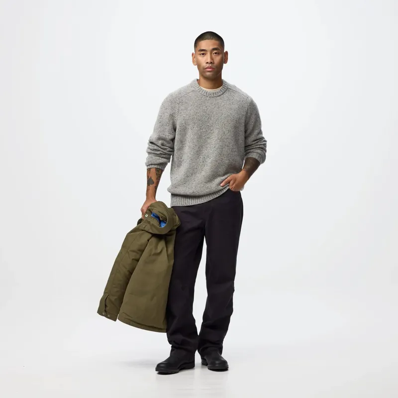 Fjallraven Mens Ovik Neps Knit Sweater - Dark Navy-2