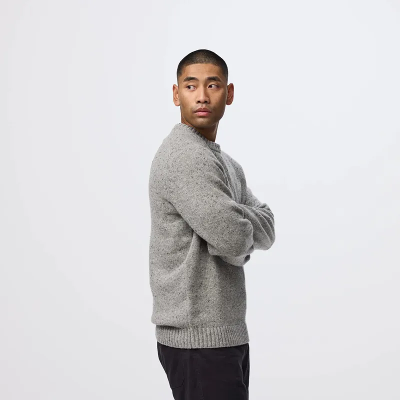Fjallraven Mens Ovik Neps Knit Sweater - Dark Navy-4