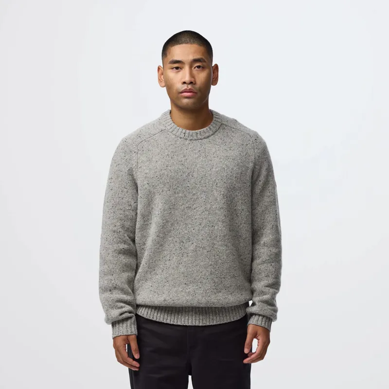 Fjallraven Mens Ovik Neps Knit Sweater - Dark Navy-3
