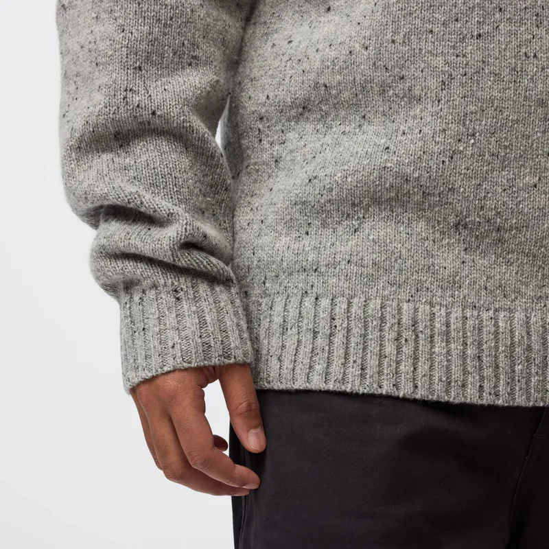Fjallraven Mens Ovik Neps Knit Sweater - Dark Navy-7