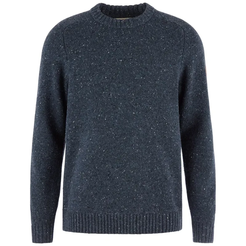 Fjallraven Mens Ovik Neps Knit Sweater - Dark Navy