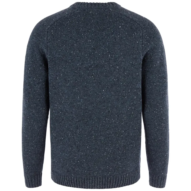 Fjallraven Mens Ovik Neps Knit Sweater - Dark Navy-1