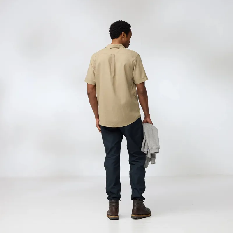 Fjallraven Mens Ovik Travel SS Shirt - Chalk White-7